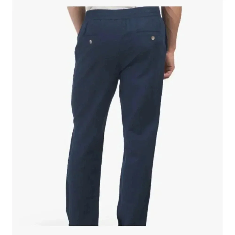 NWT Panama Jack men’s Linen Blend Navy Blue Pants size XL